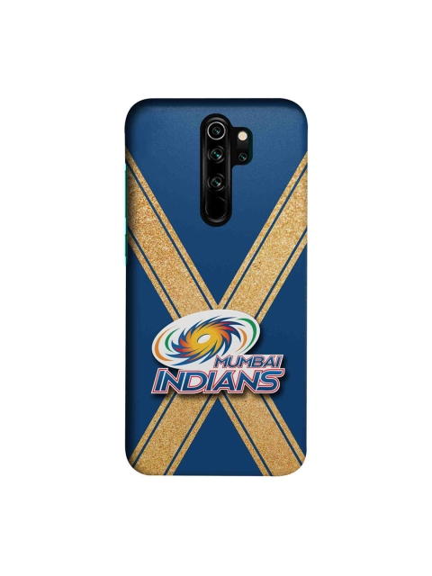 

CelfieDesign Blue & Gold-Toned Mumbai Indians Crest Xiaomi Redmi Note 8 Pro Slim Back Case