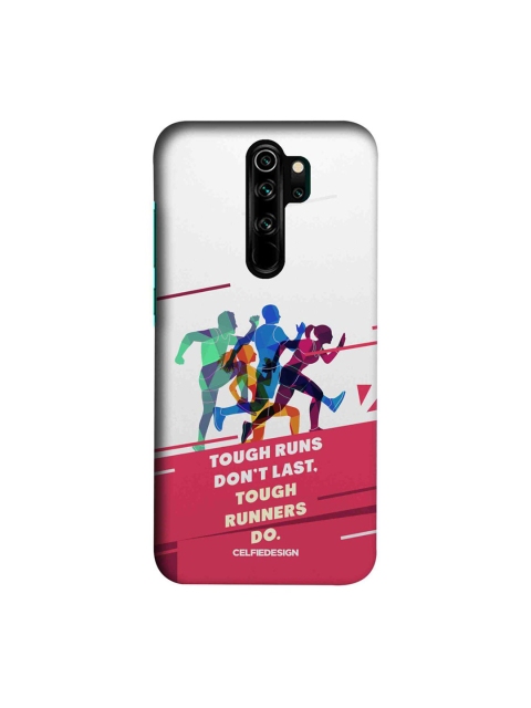

CelfieDesign White & Pink Tough Runners Xiaomi Redmi Note 8 Pro Slim Back Case