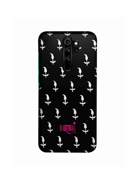 

CelfieDesign Black & White Masaba Leaf Motif Xiaomi Redmi Note 8 Pro Slim Back Case