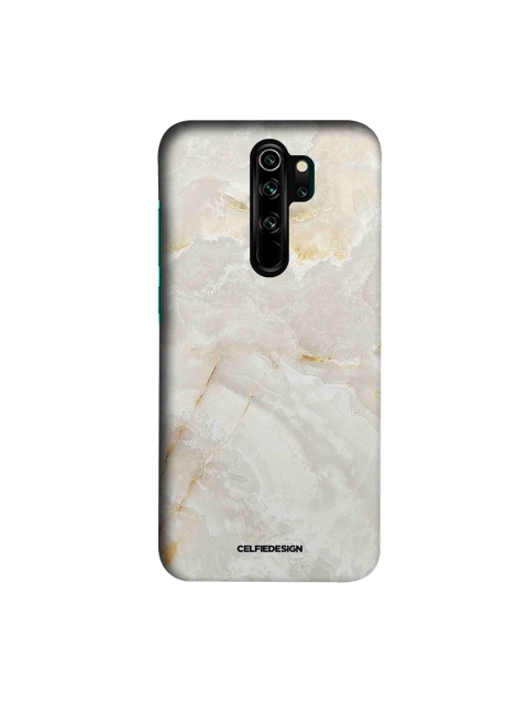 

CelfieDesign Off White & Gold-Toned Marble Xiaomi Redmi Note 8 Pro Slim Back Case