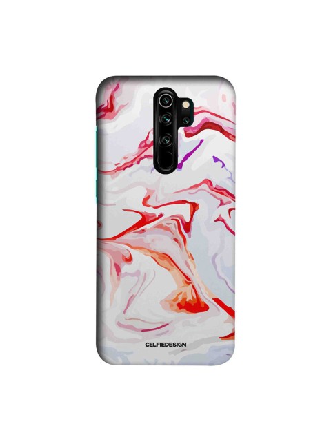 

CelfieDesign White & Red Liquid Funk Marble Xiaomi Redmi Note 8 Pro Back Cover