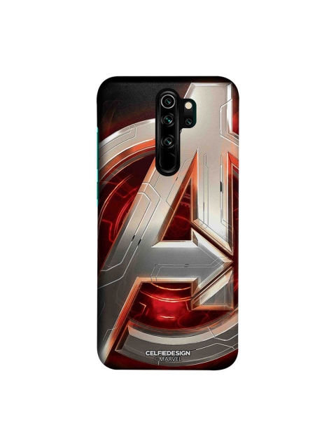

CelfieDesign Red & Silver-Toned Avengers Xiaomi Redmi Note 8 Pro Slim Back Case