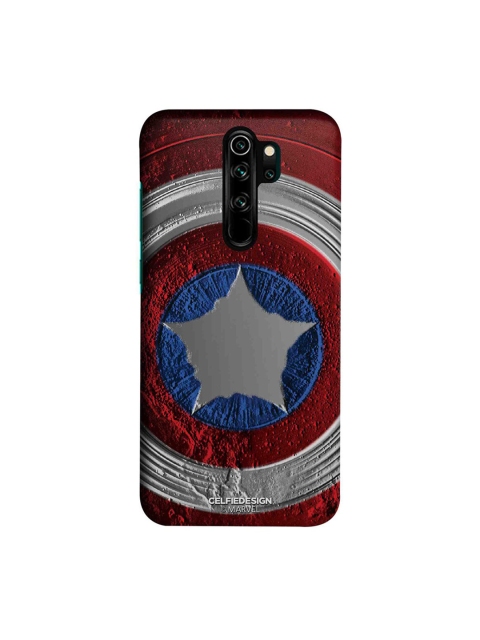 

CelfieDesign Red & Silver-Toned Captain America Xiaomi Redmi Note 8 Pro Slim Back Case