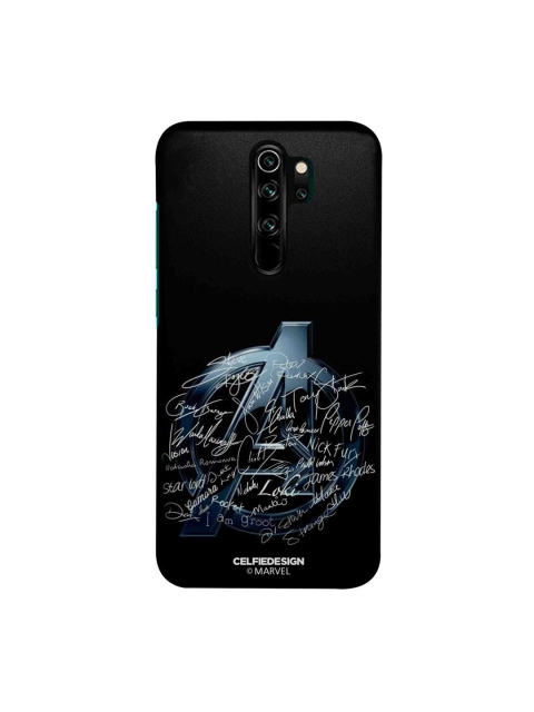 

CelfieDesign Black & Blue Avengers Printed Xiaomi Redmi Note 8 Pro Slim Back Case