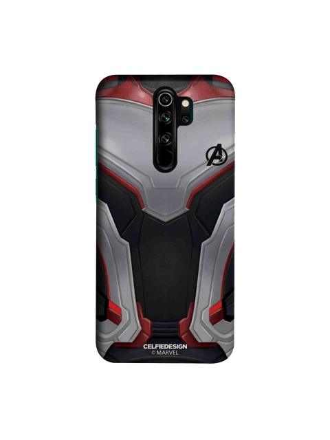 

CelfieDesign Black & Silver-Toned Avengers Xiaomi Redmi Note 8 Pro Slim Back Case