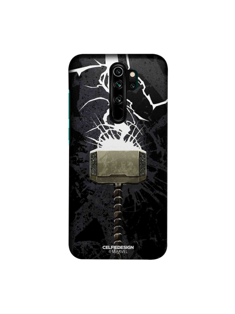 

CelfieDesign Black & Grey Printed Plastic Xiaomi Redmi Note 8 Pro Slim Back Case