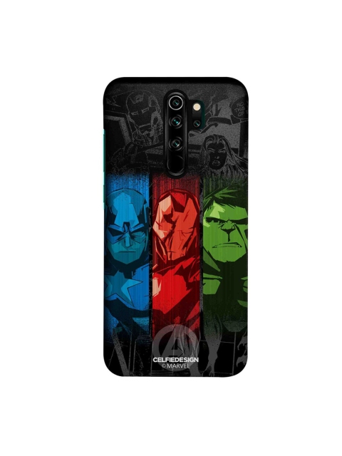 

CelfieDesign Black & Red Avengers Printed Xiaomi Redmi Note 8 Pro Slim Back Case