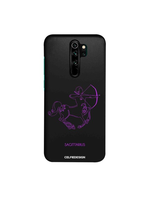 

CelfieDesign Black & Purple Sagittarius Printed Xiaomi Redmi Note 8 Pro Slim Back Case