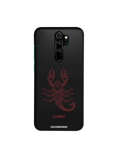 

CelfieDesign Black & Red Scorpio Xiaomi Redmi Note 8 Pro Slim Back Case