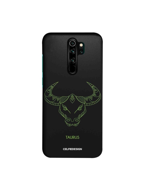 

CelfieDesign Black & Green Taurus Printed Xiaomi Redmi Note 8 Pro Slim Back Case