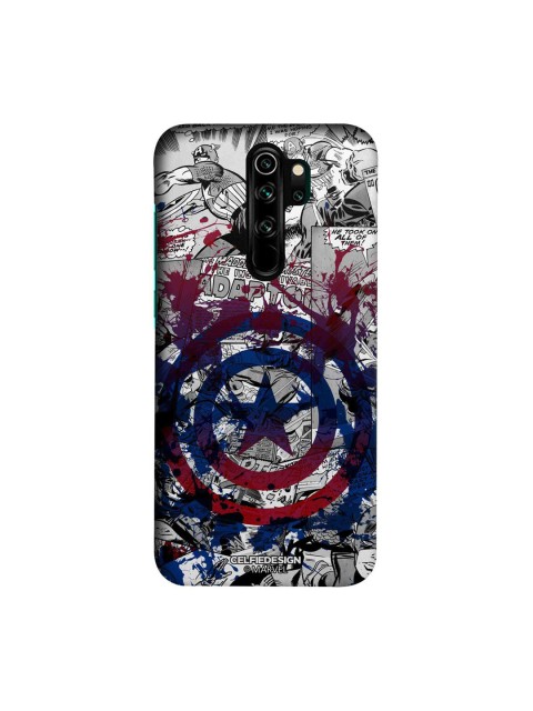 

CelfieDesign White & Red Splash Out Shield Xiaomi Redmi Note 8 Pro Slim Back Case