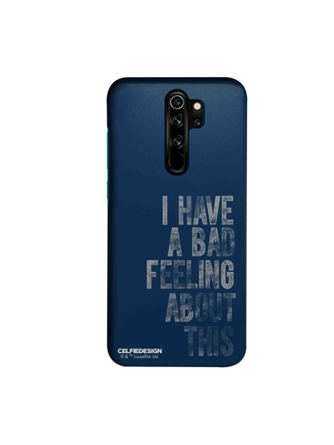 

CelfieDesign Blue & Grey Typography Print Xiaomi Redmi Note 8 Pro Slim Back Case