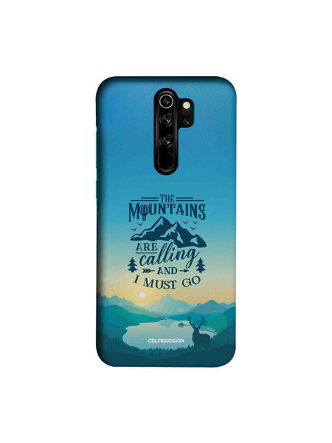 

CelfieDesign Blue & White The Mountains Are Calling Xiaomi Redmi Note 8 Pro Slim Back Case