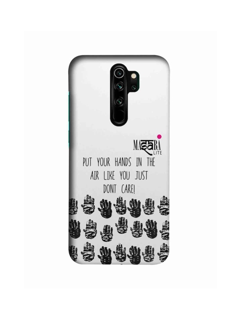 

CelfieDesign White & Black Masaba Hands Up Xiaomi Redmi Note 8 Pro Slim Back Case
