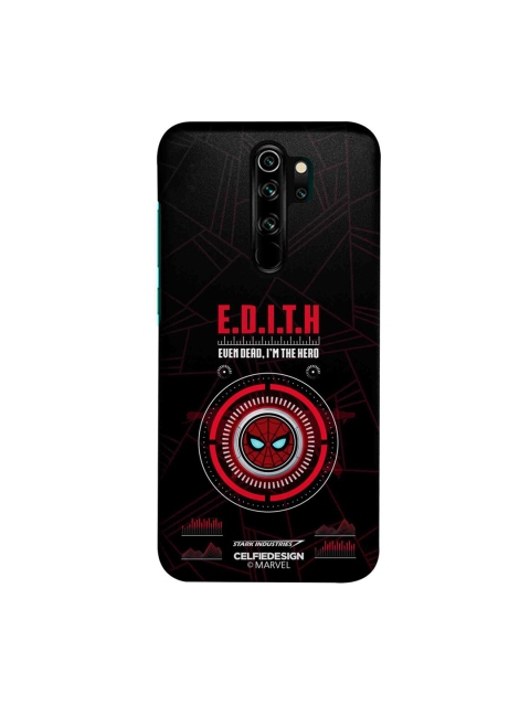 

CelfieDesign Black & Red Hello Edith Plastic Xiaomi Redmi Note 8 Pro Slim Back Case
