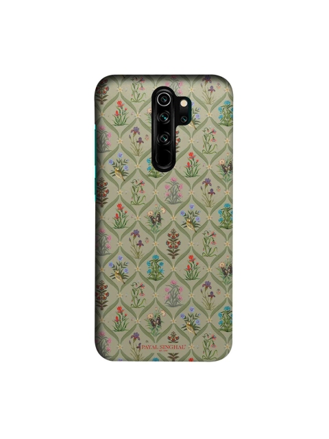 

CelfieDesign Grey & Green Payal Singhal Mughal Motifs Xiaomi Redmi Note 8 Pro Slim Back Case