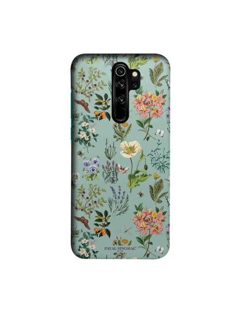 

CelfieDesign Green & Blue Payal Singhal Titli Aqua Xiaomi Redmi Note 8 Pro Slim Back Case