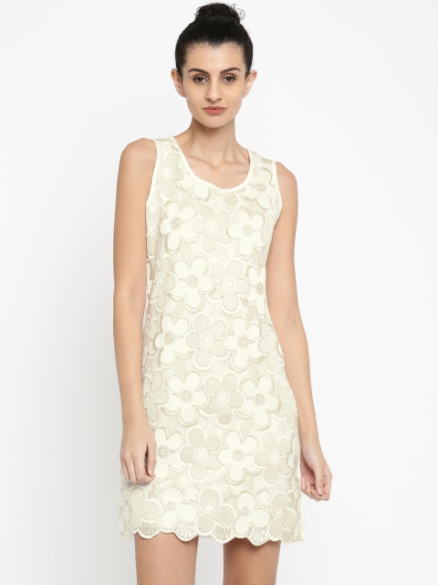 

Jealous 21 Women White Lace A-Line Dress