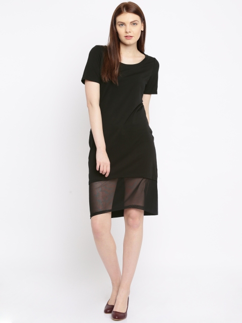 

Jealous 21 Women Black Solid Sheath Dress