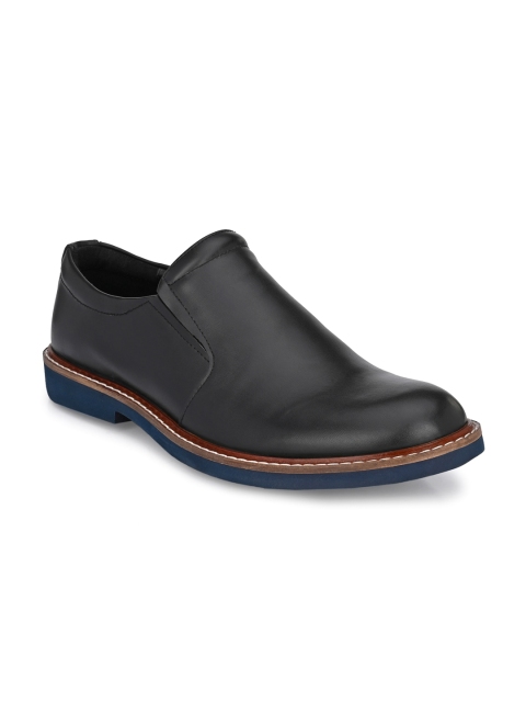 

Harrytech London Men Black Solid Formal Slip-Ons
