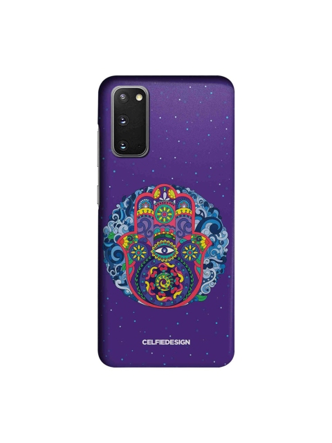 

CelfieDesign Multicoloured Humsa Mandala Samsung S20 Slim Back Case, Multi