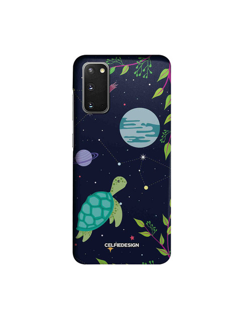 

CelfieDesign Multicoloured Space Turtle Samsung S20 Slim Back Case, Multi