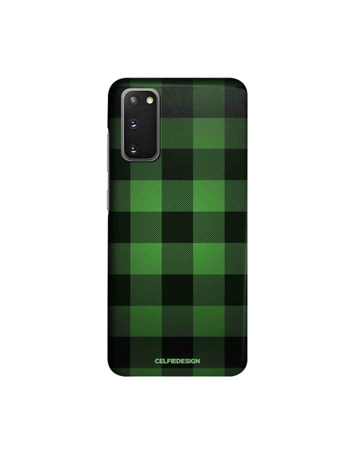 

CelfieDesign Green Checkmate Samsung S20 Slim Back Case