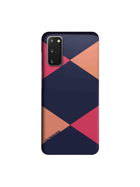 

CelfieDesign Blue & Pink Criss Cross Samsung Galaxy S20 Slim Back Case