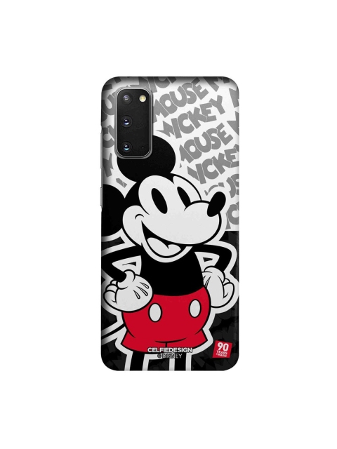 

CelfieDesign White & Black Mickey Strike A Pose Samsung S20 Slim Back Case