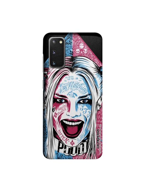 

CelfieDesign White & Blue Wicked Harley Quinn Samsung Galaxy S20 Slim Back Case