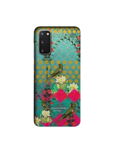 

CelfieDesign Teal Green & Pink Mitthu Miya Samsung Galaxy S20 Slim Back Case