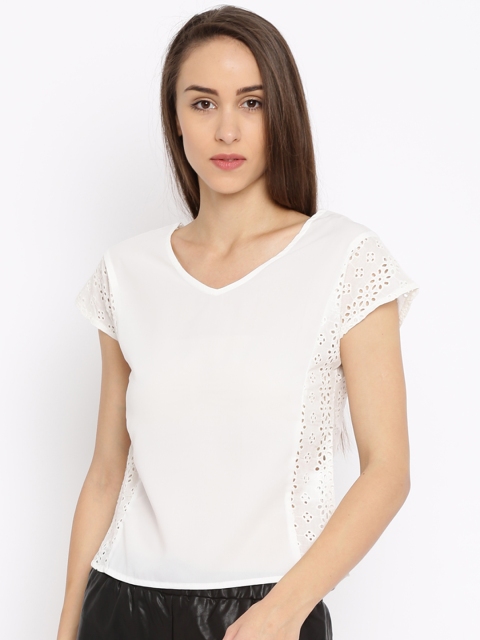 

Jealous 21 Women Off-white Lace Top