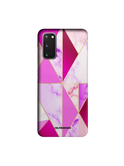 

CelfieDesign White & Pink Marble Crush Samsung S20 Slim Back Case