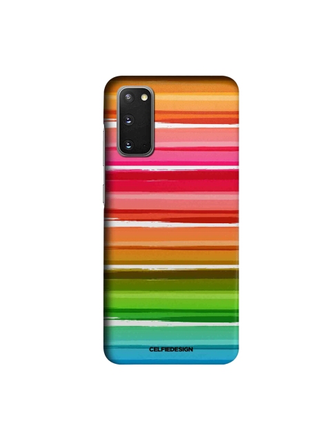 

CelfieDesign Multicoloured Colourful Brush Strokes Samsung Galaxy S20 Slim Back Case, Multi