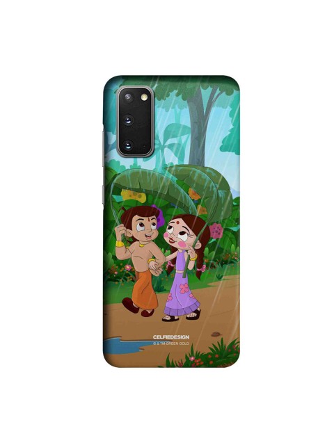 

CelfieDesign Blue & Green Bheem & Chutki In Rainforest Samsung Galaxy S20 Slim Back Case