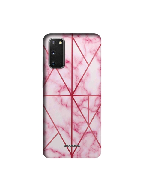 

CelfieDesign White & Pink Marble Rose Samsung Galaxy S20 Slim Back Case