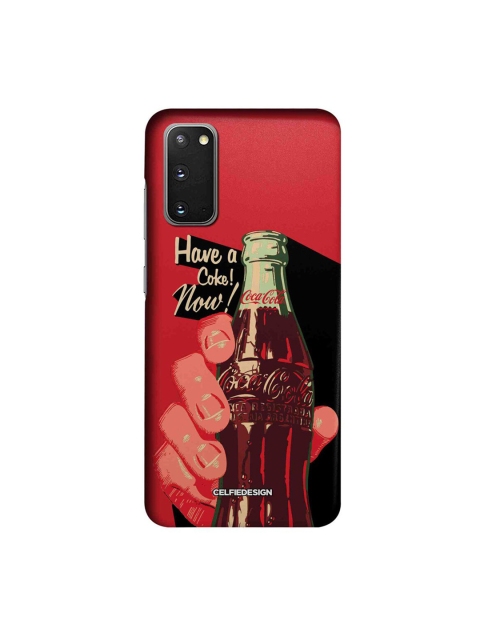 

CelfieDesign Red & Black Have A Coke Now Samsung Galaxy S20 Slim Back Case