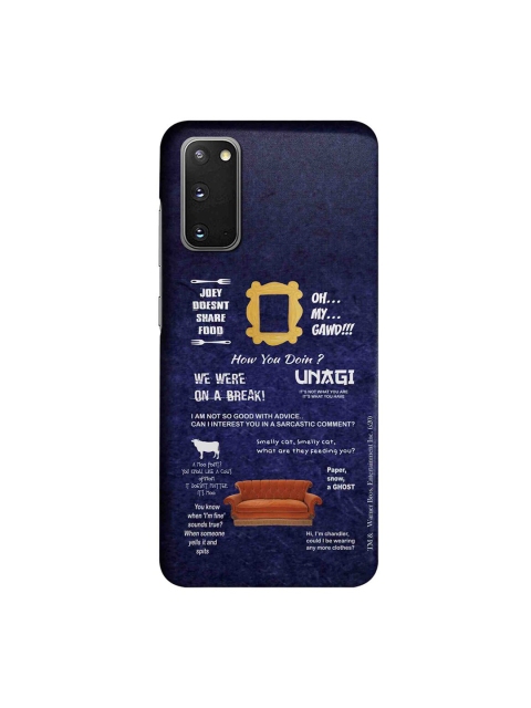 

CelfieDesign Blue & White Friends Essentials Samsung Galaxy S20 Slim Back Case