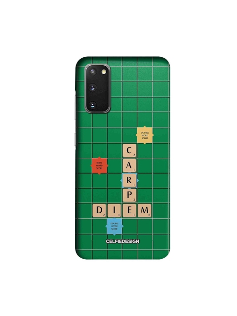 

CelfieDesign Green & Beige Scrabble Game Samsung Galaxy S20 Slim Back Case