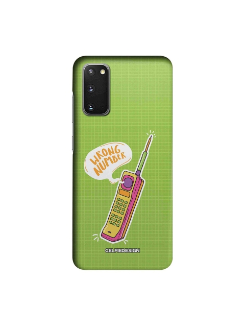 

CelfieDesign Green & White Handset Samsung Galaxy S20 Slim Back Case