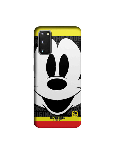 

CelfieDesign Yellow & Black Mickey Original Samsung Galaxy S20 Slim Back Case