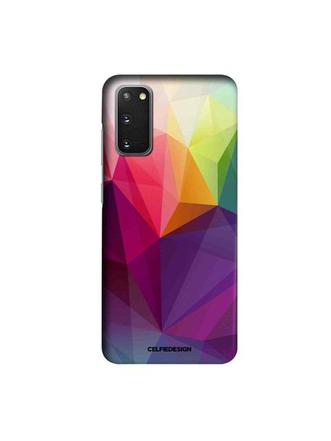 

CelfieDesign Multicoloured Crystal Art Samsung Galaxy S20 Slim Back Case, Purple