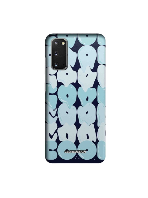 

CelfieDesign Black & Blue Printed Samsung Galaxy S20 Slim Back Case