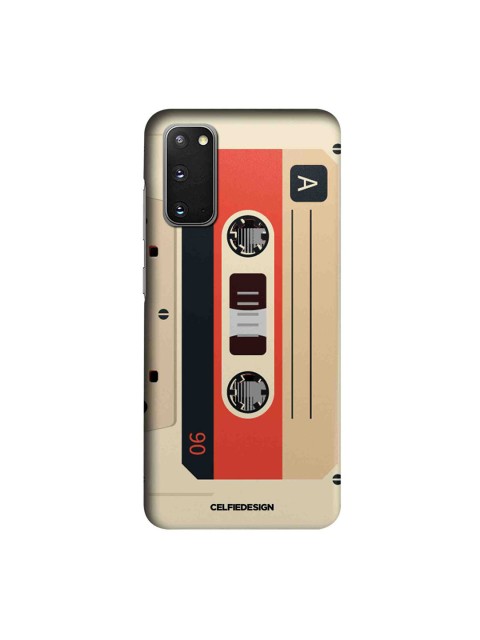 

CelfieDesign Beige & Red Casette Samsung Galaxy S20 Slim Back Case