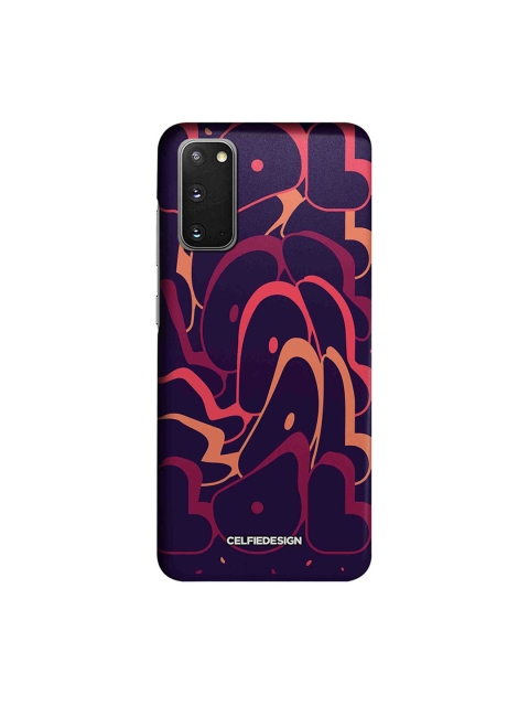 

CelfieDesign Purple & Red Printed Samsung Galaxy S20 Slim Back Case