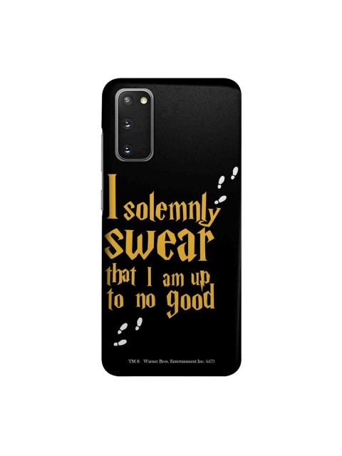 

CelfieDesign Black & Yellow Printed Samsung Galaxy S20 Slim Back Case