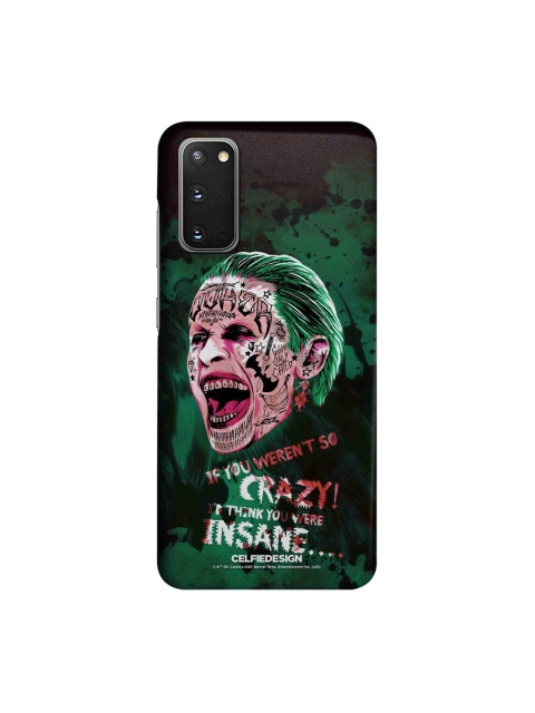 

CelfieDesign Black & Green Crazy Insane Joker Samsung Galaxy S20 Slim Back Case