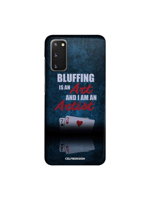 

CelfieDesign Blue & White Printed Samsung Galaxy S20 Slim Back Case