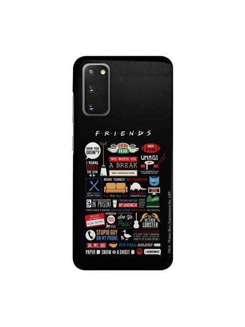 

CelfieDesign Black & Red Printed Plastic Samsung Galaxy S20 Slim Back Case