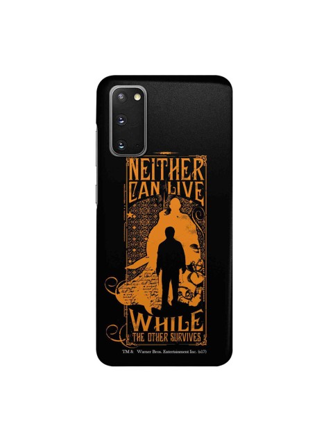 

CelfieDesign Black & Brown Printed Plastic Samsung Galaxy S20 Slim Back Case